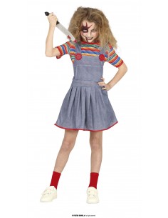 DISFRAZ NIÑA ASESINA DOLL INFANTIL