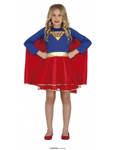 SUPER HEROÃNA CAPA ROJA INFANTIL
