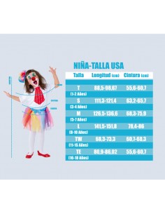 DISFRAZ PRINCESA RAINBOW INFANTIL 2