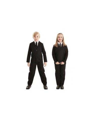 DISFRAZ DE TRAJE NEGRO INFANTIL