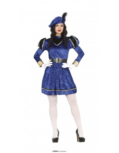 DISFRAZ PAJE VESTIDO AZUL...