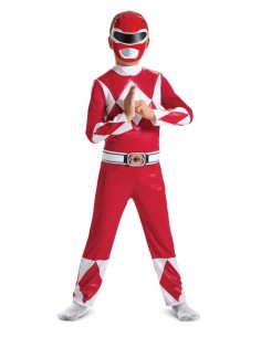 DISFRAZ POWER RANGERS ROJO...