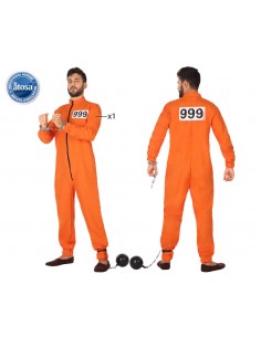 DISFRAZ DE PRESO NARANJA