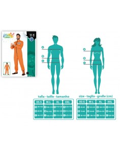 DISFRAZ DE PRESO NARANJA 2