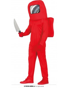 DISFRAZ RED ASTRONAUT LAD...