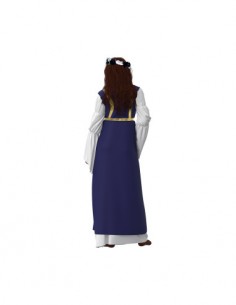 DISFRAZ MUJER MEDIEVAL AZUL... 2