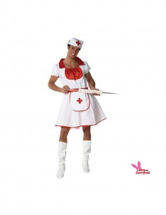 DISFRAZ ENFERMERA HOMBRE ADULTO EL REY DEL CARNAVAL