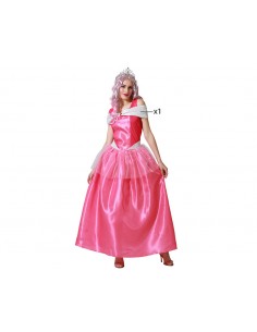 DISFRAZ PRINCESA ROSA LARGO...