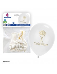 GLOBOS IMPRESOS BLANCOS...