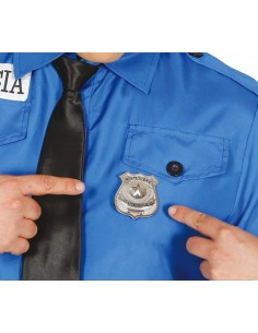 PLACA POLICIA METALICA 2