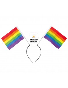 Diadema banderas arcoiris