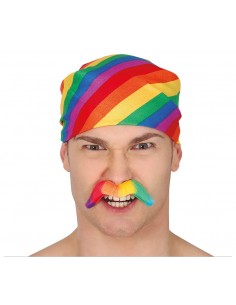 Pañuelo cabeza arcoiris 2