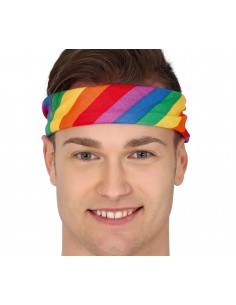 Pañuelo cabeza arcoiris