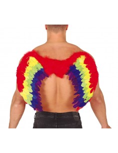 Alas plumas multicolor 60 x...