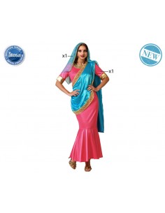 DISFRAZ HINDU ROSA ADULTO ATOSA