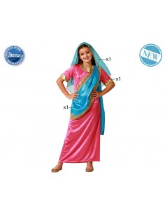 DISFRAZ HINDU ROSA INFANTIL ATOSA