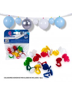 16 COLGADORES ADHESIVOS...