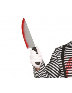Cuchillo con sangre 37 cms 2