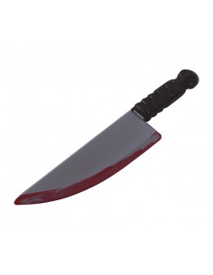 Cuchillo con sangre 37 cms