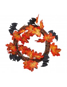 Corona halloween hojas, 30... 2