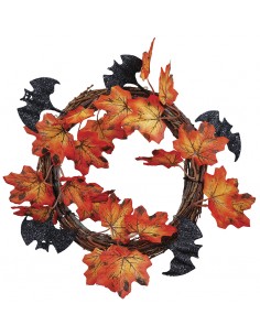 Corona halloween hojas, 30...