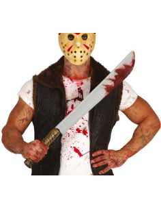 Machete con sangre 74 cms 2