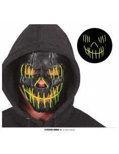 Mascara negra sonriente con... 2