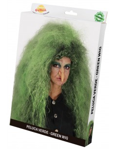 Peluca melena verde 2
