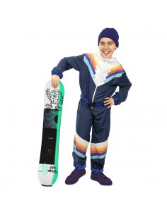 DISFRAZ ESQUIADOR AZUL INFANTIL