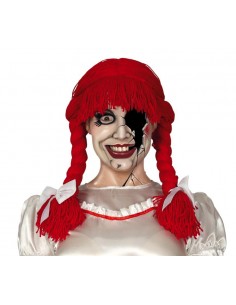 Peluca roja lana 2