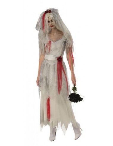 DISFRAZ NOVIA FANTASMA ADULTO