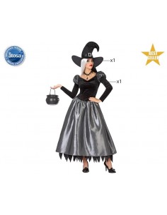 DISFRAZ BRUJA PLATEADA...