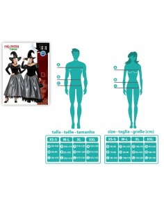 DISFRAZ BRUJA PLATEADA... 2