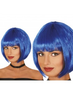 PELUCA MEDIA MELENA AZUL...