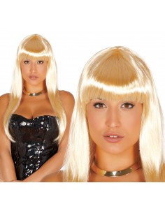 PELUCA MELENAS RUBIA
