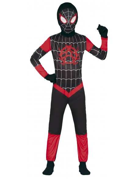 DISFRAZ HOMBRE ARAÑA SPIDER NEGRO INFANTIL Guirca