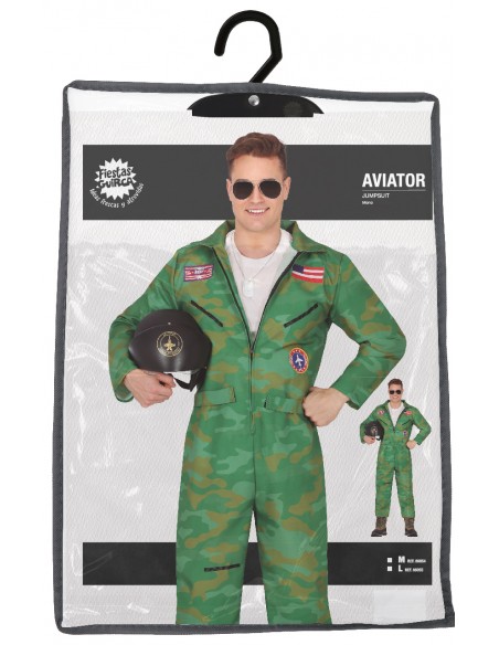 DISFRAZ AVIADOR TOP GUN ADULTO Guirca