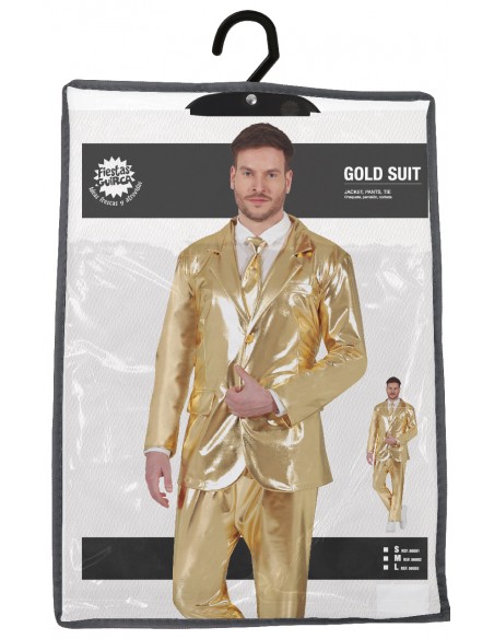 DISFRAZ TRAJE ORO ADULTO Guirca