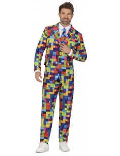 DISFRAZ TRAJE DE BLOQUES ADULTO Guirca 2
