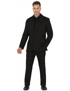 DISFRAZ TRAJE NEGRO ADULTO Guirca 2