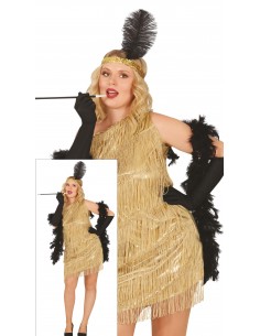 DISFRAZ CHARLESTON FLECOS...