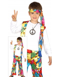 DISFRAZ HIPPIE INFANTIL Guirca