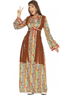 DISFRAZ HIPPIE LARGO Guirca