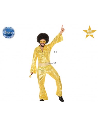 DISFRAZ   CHICO DISCO DORADO Atosa