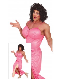 DISFRAZ DRAG QUEEN ROSA CON...
