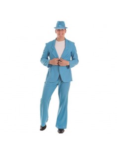DISFRAZ TRAJE CHAQUETA AZUL ADULTO