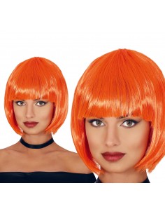 PELUCA MEDIA MELENA NARANJA 