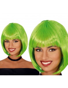 PELUCA MEDIA MELENA VERDE 