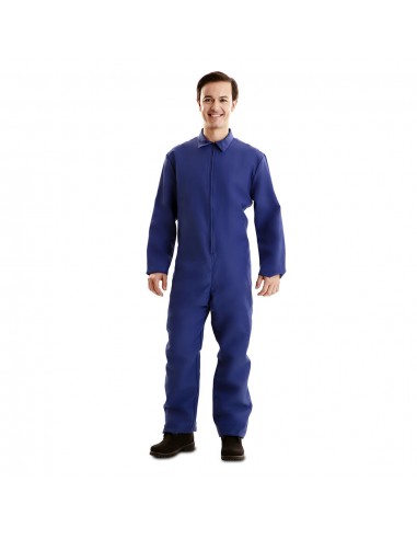 DISFRAZ MONO DE TRABAJO AZUL ADULTO