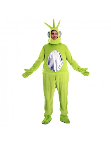 DISFRAZ ALIEN VERDE TABIS ADULTO